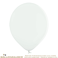 Latexballon Rund wei metallic 30cm = 12inch Umf. 95cm