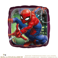 Folienballon Quader Marvel Spiderman bunt 45cm = 18inch