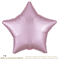 Folienballon Stern Pastel-Pink Satin Luxe 45cm = 18inch