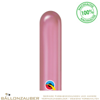 Latexballon Modellierballon Q260 rosa Chrome 5cm = 60inch Lnge 150cm