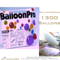 Ballonnetz BalloonPro individuell anzupassen wei Ballonregen fr 1300 Ballons