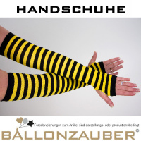 Handschuhe fingerlos Armstulpen Fuball Dortmund schwarz gelb