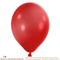 Latexballon Rund Rot Farbe 080 Metallic 30cm = 12inch Umf. 95cm