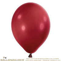 Latexballon Rund Rot Burgund Farbe 087 Metallic 30cm = 12inch Umf. 95cm