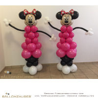 Ballonskulptur Mickey/Minnie Maus Wunschfarben 160cm Hhe