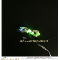LED-Draht 3 Meter mit Batteriefach bunt leuchtend u.A. fr Magic Ballon
