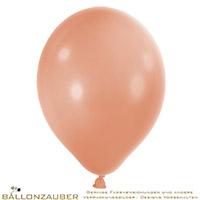Latexballon Rund Rosegold Farbe 091 Metallic 30cm = 12inch Umf. 95cm