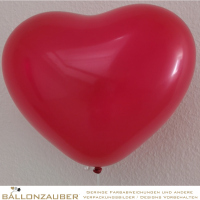 Latexballon Herzballon Premium extra stark Farbe frei whlbar 40cm = 16inch Umf. 115cm