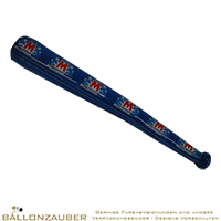 PVC aufblasbar Baseballschläger blau, gelb, rot