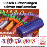 Luftschlangen Riesenluftschlangen Dunkelblau Karneval