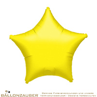Folienballon Stern gelb 48cm = 19inch