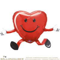 Folienballon Airwalker Happy Hugs bunt metallic 66cm = 26inch