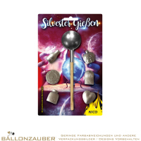 Silvestergießen Wachsgießen verschiedene Motive