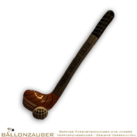 PVC Golfschläger silber/grau/braun
