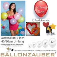 100 Qualitäts-Deko-Ballons Rot
