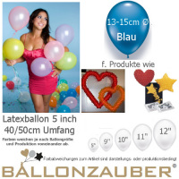 100 Qualitäts-Deko-Ballons Blau