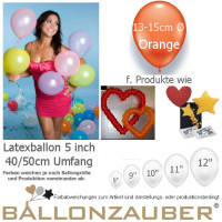 100 Qualitäts-Deko-Ballons Orange