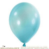 Latexballon Rund Blau Hellblau Farbe 073 Metallic Ø30cm = 12inch Umf. 95cm