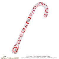 Aufblasartikel Handstock Happy Birthday rot weiß 90cm