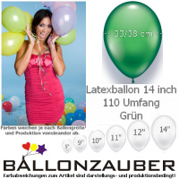 100 Ballons Grün