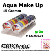 Schminke Theaterschminke Make Up wasserlöslich 15g grün Karneval Fasching Dose Schminke Grün
