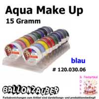 Schminke Theaterschminke Make Up wasserlöslich 15g blau Karneval Fasching Dose Schminke Blau
