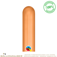 Latexballon Modellierballon Q260 kupfer Chrome Ø5cm = 60inch Umf. 95cm Länge 150cm