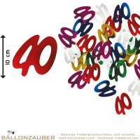 Folienkonfetti XXL 40 Bunt zum Basteln und Dekorieren