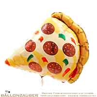 Folienballon Pizzastück Pizza bunt 71cm = 28inch