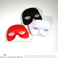 Maske Halbmaske mit Stirnansatz div. Farben