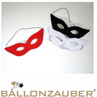 Maske Stoffhalbmaske für Frauen Prinzessvisier Karneval Theater Halbmaske Maske Schwarz, weiß, oder rot