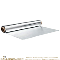 Folie Mylarfolie Rollenfolie 0,52m breit silber Material Folienballons Meterware