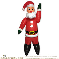PVC Weihnachtsmann 180 cm 60% SALE