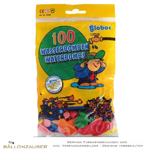 100 Latexballons Wasserbomben