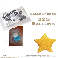 Ballonnetz Sternnetz transparent Ballonregen fr 325 Ballons Dekoration