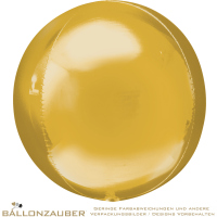 Folienballon Orbz Gold Metallic 38cm = 15inch