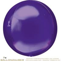 Folienballon Orbz Lila Metallic 38cm = 15inch