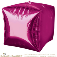 Folienballon Cubez Pink Metallic 38cm = 15inch