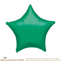 Folienballon Stern grün 48cm = 19inch