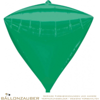 Folienballon Diamondz Grün Metallic 38cm = 15inch
