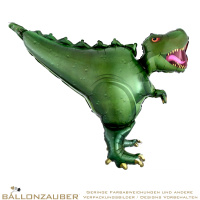 Folienballon Dinosaurier T-Rex grün 100cm = 39inch