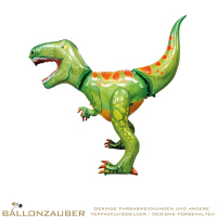 Folienballon Airwalker Dinosaurier T-Rex Grün 159cm = 63inch