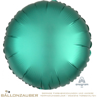 Folienballon Rund Jade Satin Luxe 45cm = 18inch