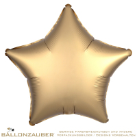 Folienballon Stern Gold Sateen Satin Luxe 45cm = 18inch