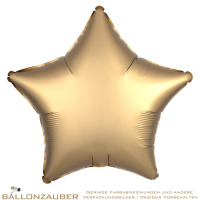 Folienballon Stern Gold Sateen Satin Luxe 45cm = 18inch