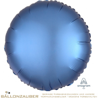 Folienballon Rund Azure Satin Luxe 45cm = 18inch