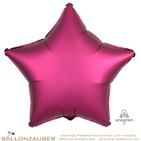 Folienballon Stern Pomegranate Satin Luxe 45cm = 18inch