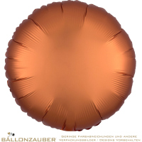 Folienballon Rund Amber Satin Luxe 45cm = 18inch