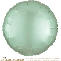 Folienballon Rund Mint-Grün Satin Luxe 45cm = 18inch