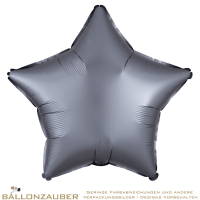 Folienballon Stern Graphit Satin Luxe 45cm = 18inch